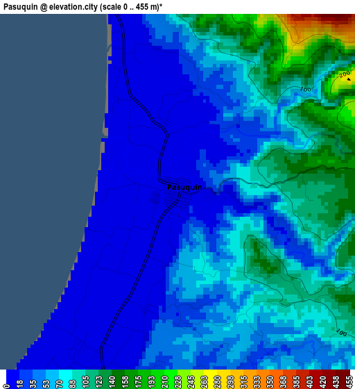 Pasuquin elevation map