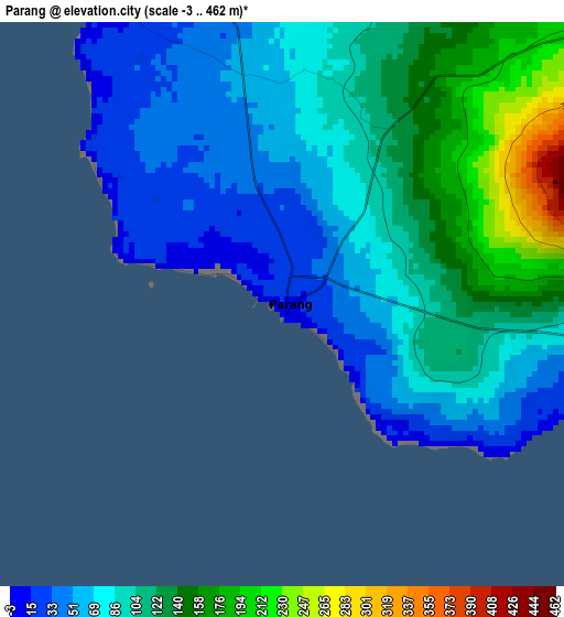 Parang elevation map