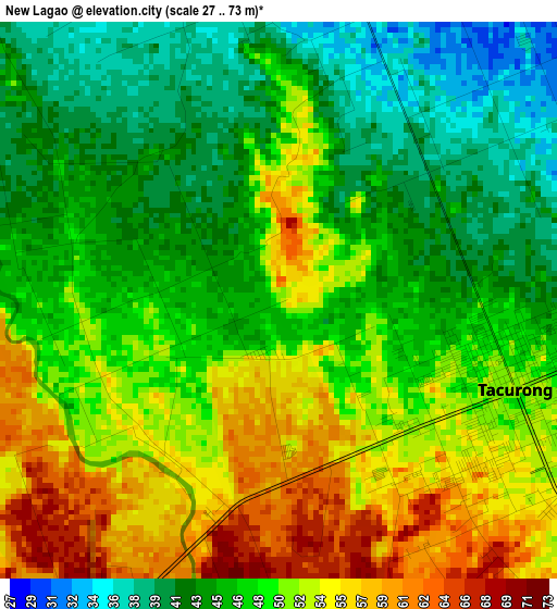 New Lagao elevation map