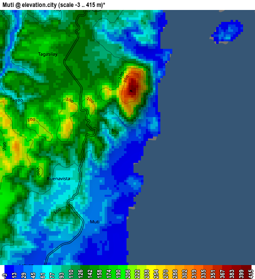 Muti elevation map