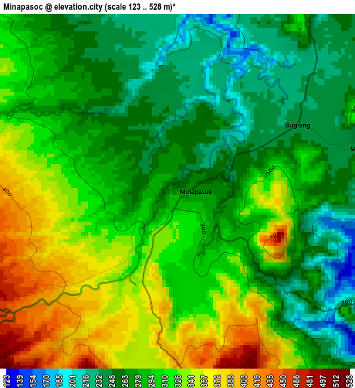 Minapasoc elevation map