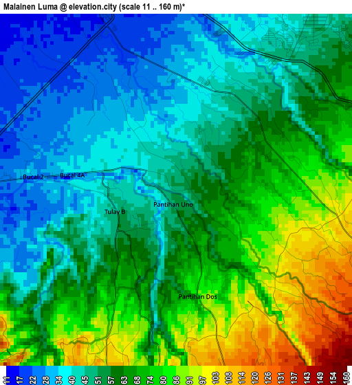 Malainen Luma elevation map