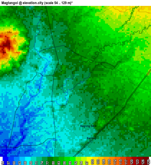 Magtangol elevation map