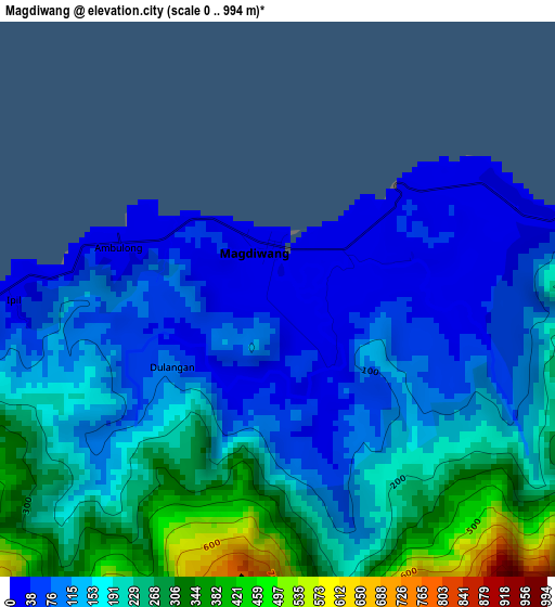 Magdiwang elevation map