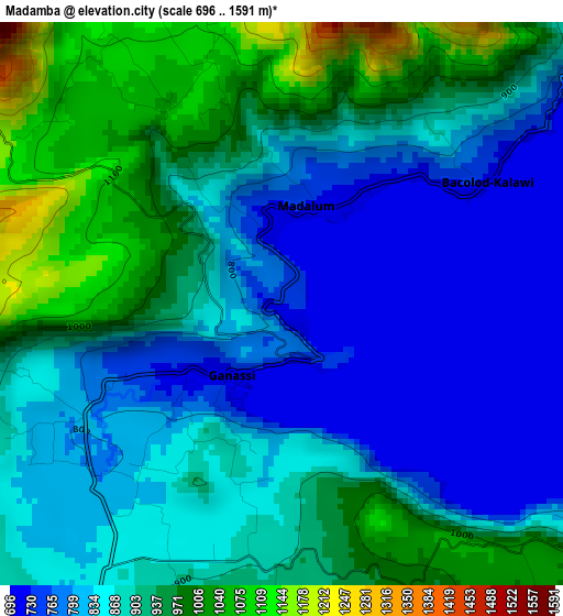 Madamba elevation map