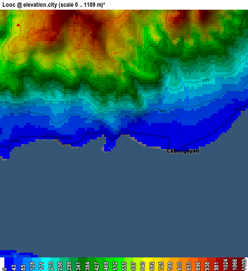 Looc elevation map