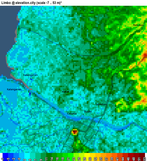 Limbo elevation map