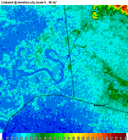 Limbalod elevation map