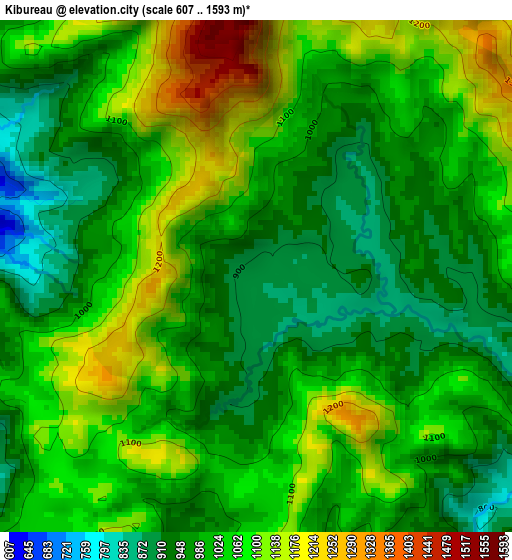 Kibureau elevation map