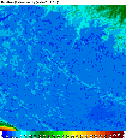 Katidtuan elevation map