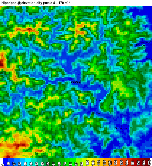 Hipadpad elevation map