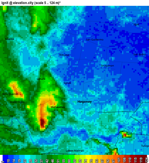 Ignit elevation map