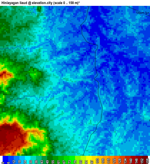 Hinlayagan Ilaud elevation map