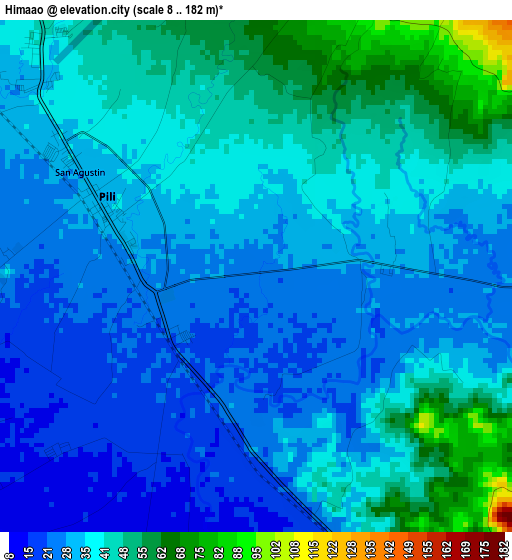 Himaao elevation map