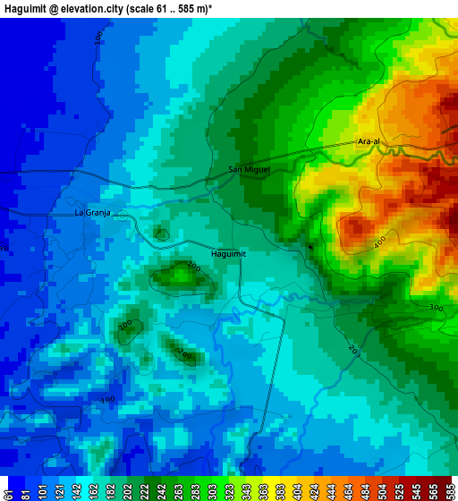 Haguimit elevation map