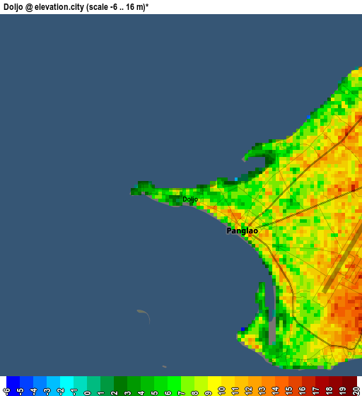 Doljo elevation map