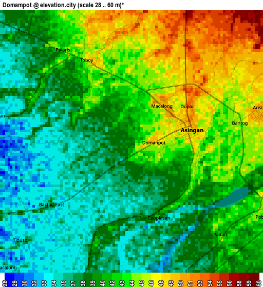 Domampot elevation map