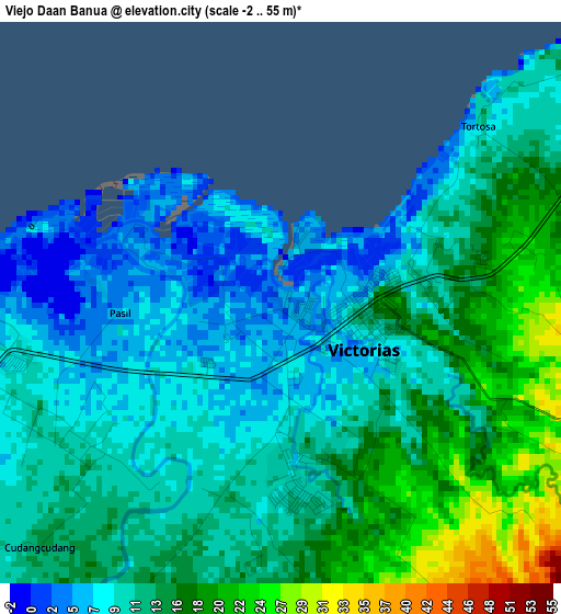 Viejo Daan Banua elevation map