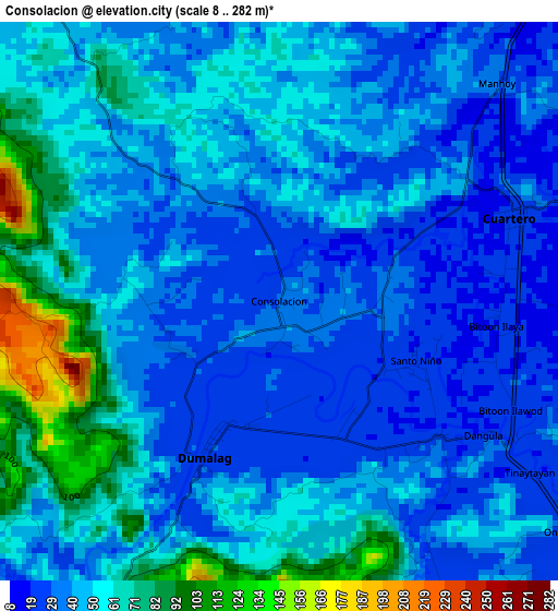 Consolacion elevation map