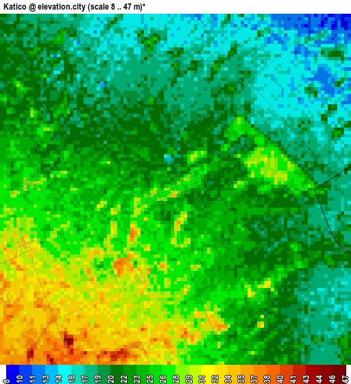 Katico elevation map