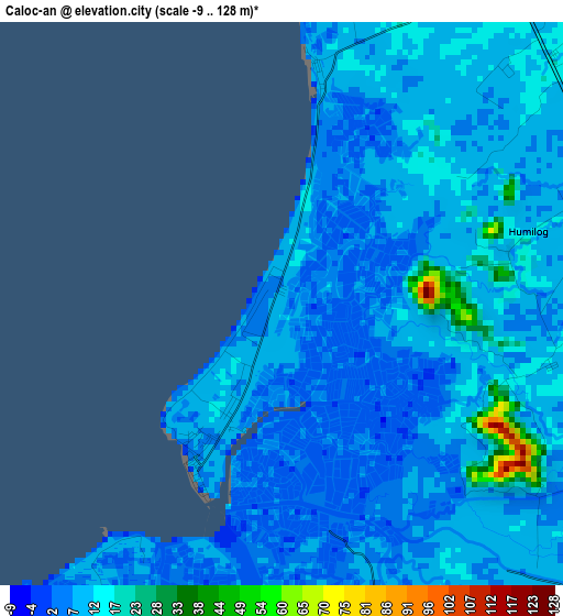 Caloc-an elevation map