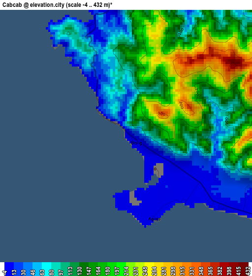 Cabcab elevation map