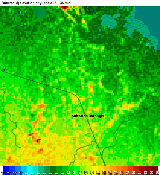 Barurao elevation map