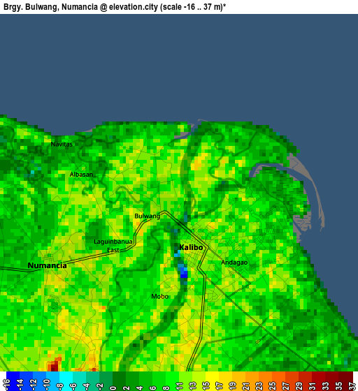 Brgy. Bulwang, Numancia elevation map