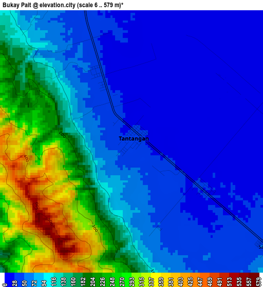 Bukay Pait elevation map