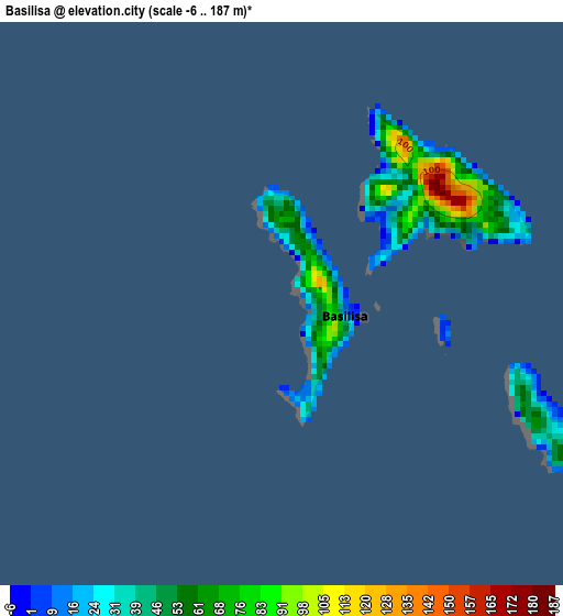 Basilisa elevation map