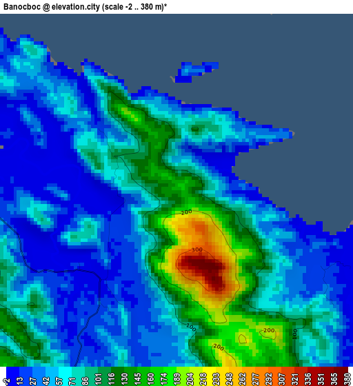 Banocboc elevation map