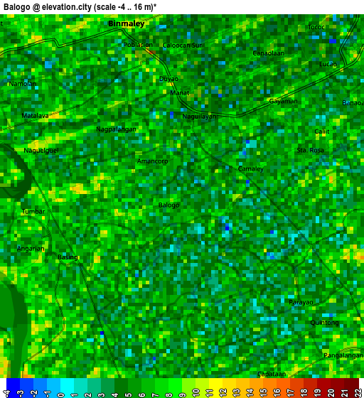 Balogo elevation map