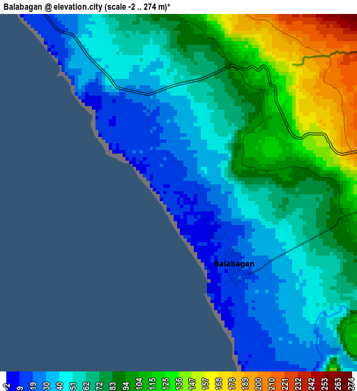 Balabagan elevation map