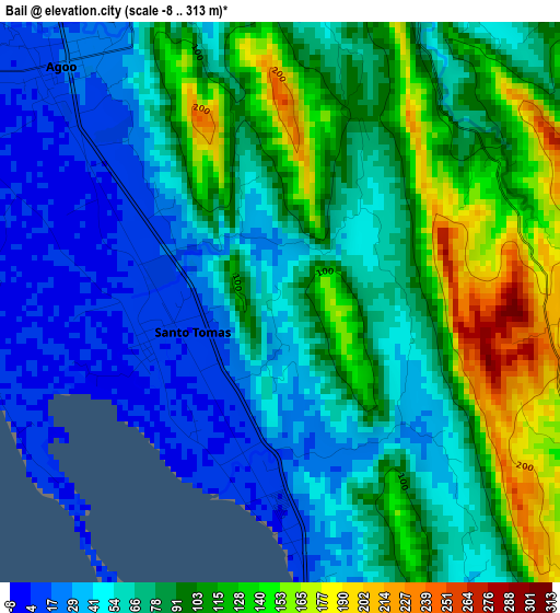 Bail elevation map