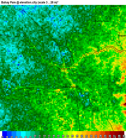 Bahay Pare elevation map