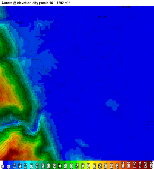 Aurora elevation map