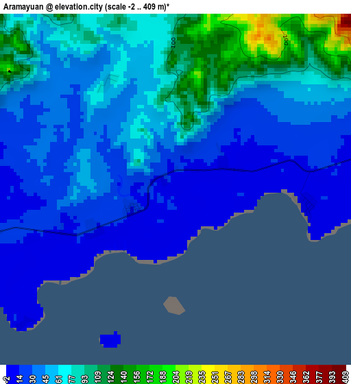 Aramayuan elevation map