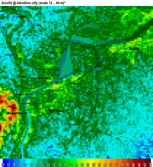 Anulid elevation map