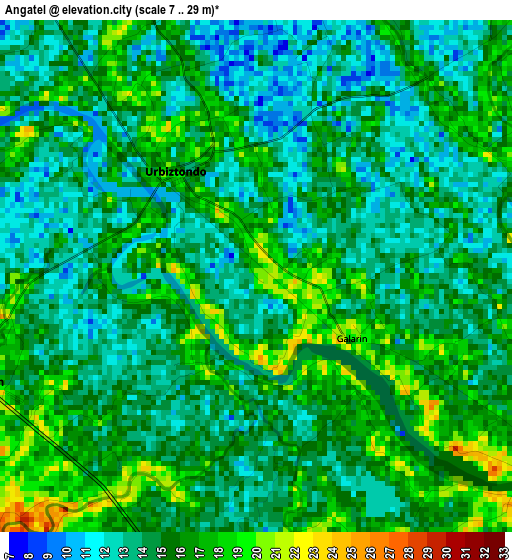 Angatel elevation map