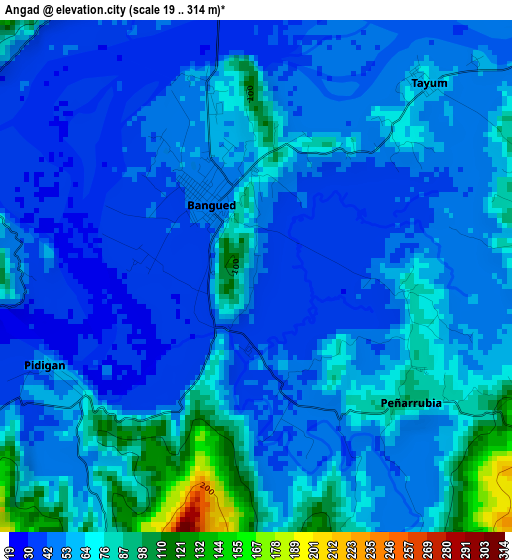 Angad elevation map