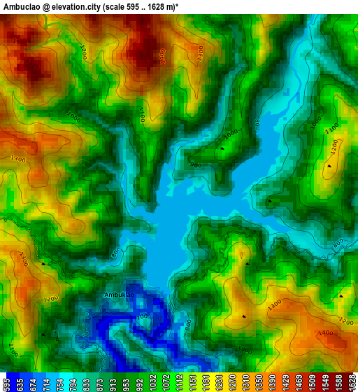 Ambuclao elevation map