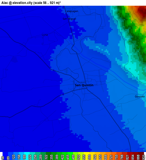 Alac elevation map
