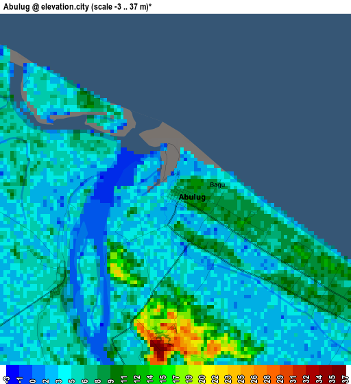 Abulug elevation map