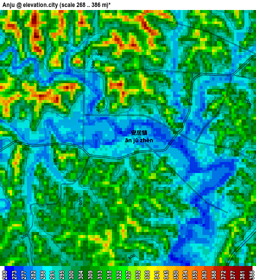 Anju elevation map