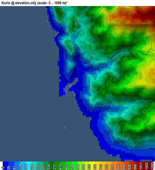 Kurio elevation map