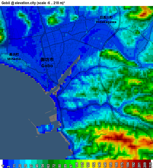 Gobō elevation map