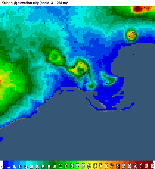 Kalang elevation map