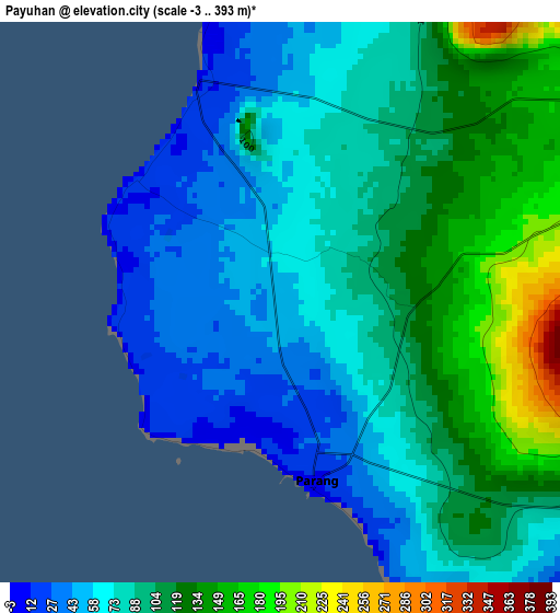 Payuhan elevation map