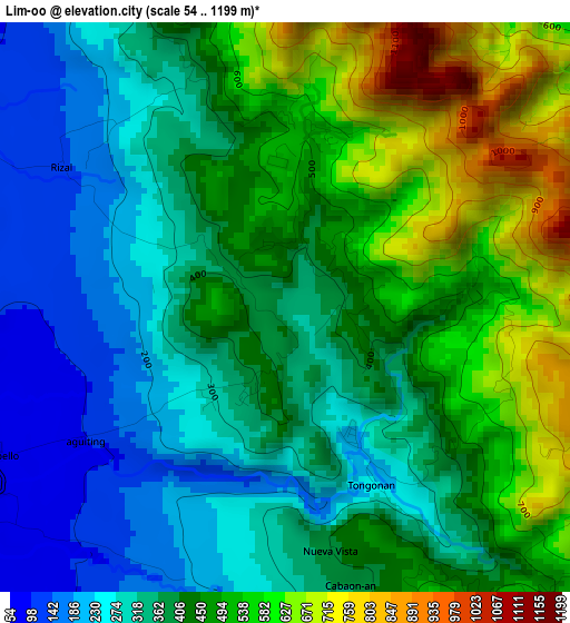 Lim-oo elevation map