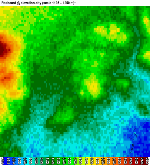 Rashaant elevation map